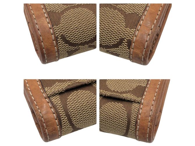 COACH Signature Canvas Ledergeldbörse - Ansicht 3