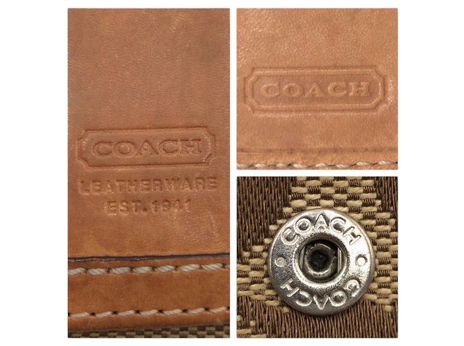 COACH Signature Canvas Ledergeldbörse - Ansicht 5