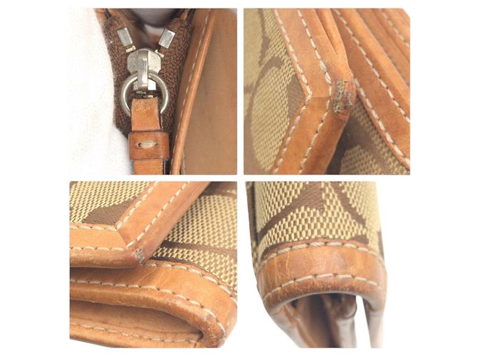 COACH Signature Canvas Ledergeldbörse - Ansicht 6