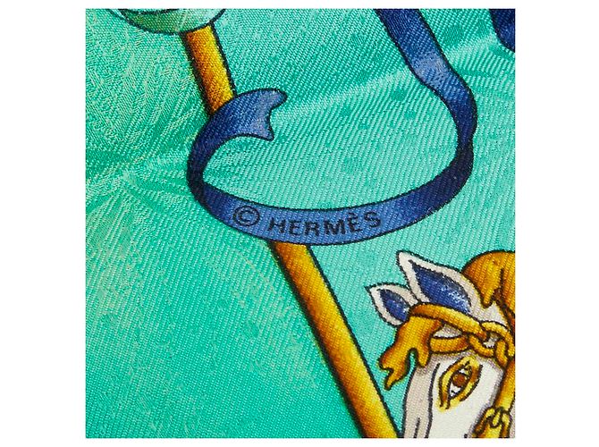 Hermès Foulard di seta Hermes Carre90 LUNA PARK - vista 7