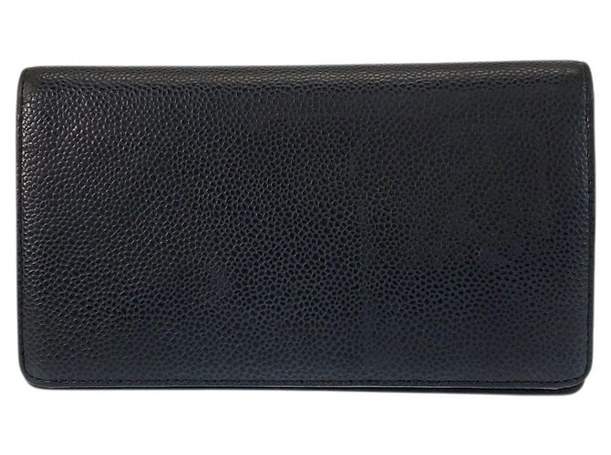 Chanel Coco Mark Leather Long Wallet - view 2