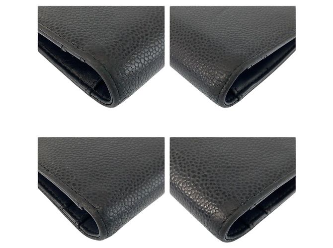 Chanel Coco Mark Leather Long Wallet - view 8