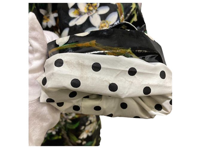Dolce & Gabbana Abrigo Dolce&Gabbana de PVC recubierto con estampado floral - vista 12