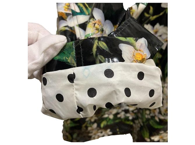 Dolce & Gabbana Abrigo Dolce&Gabbana de PVC recubierto con estampado floral - vista 13