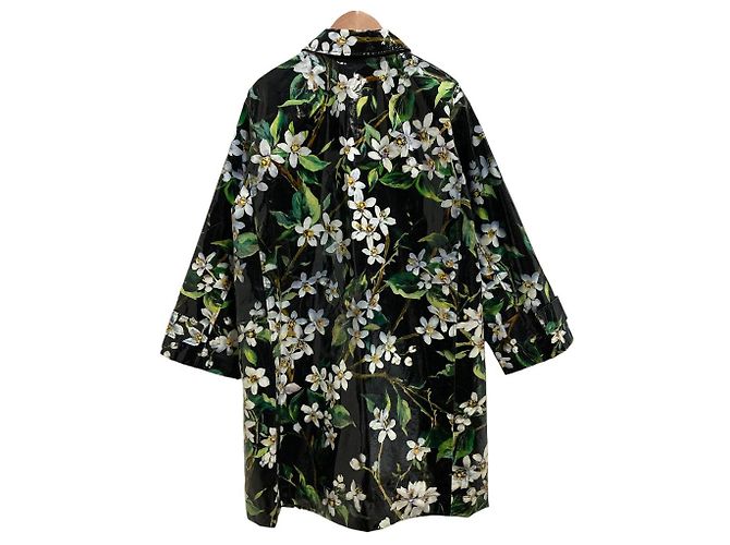 Dolce & Gabbana Abrigo Dolce&Gabbana de PVC recubierto con estampado floral - vista 5