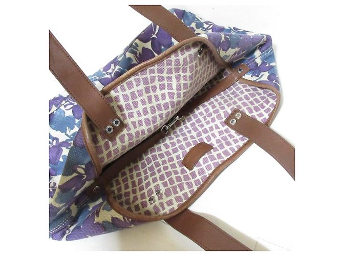 Borsa Tote in tela con stampa floreale Max Mara Weekend - vista 10