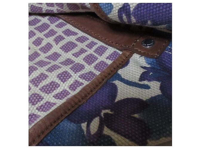 Borsa Tote in tela con stampa floreale Max Mara Weekend - vista 18