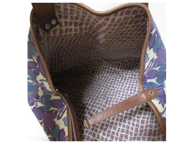 Borsa Tote in tela con stampa floreale Max Mara Weekend - vista 19