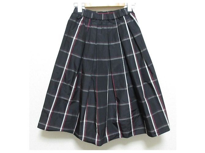 theory luxe ELOISE APPO S STR Check Skirt - vista 2