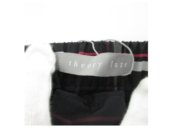 theory luxe ELOISE APPO S STR Check Skirt - vista 8