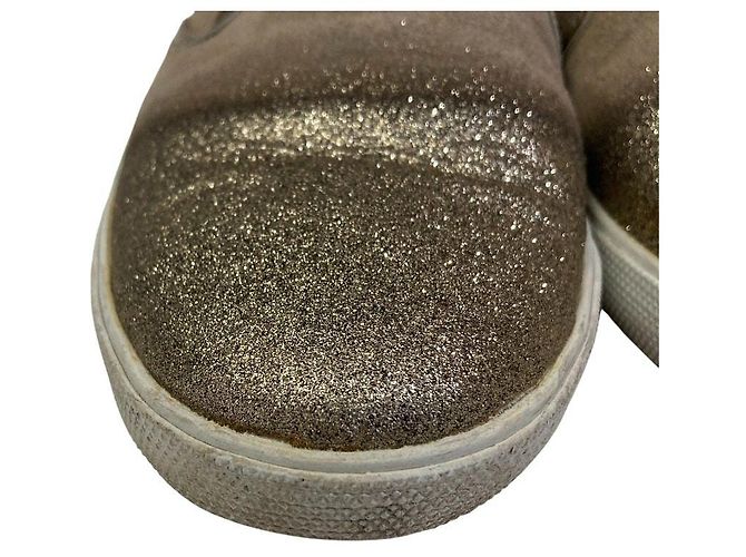 Sneakers slip-on glitterate Jimmy Choo - vista 4