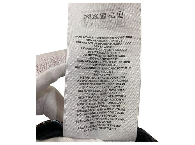 Gravata de seda jacquard Gucci G Logo - vista 9