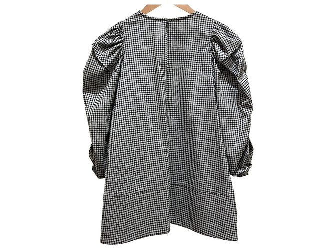 Autre Marque Blusa Anplegant de cuadros con mangas fruncidas - vista 5