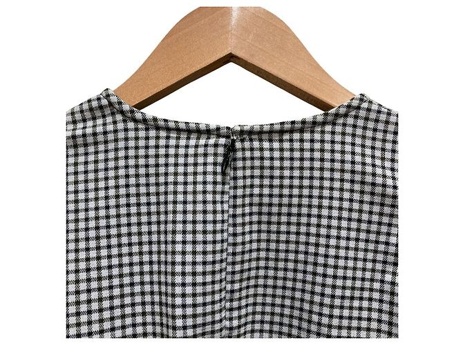Autre Marque Blusa Anplegant de cuadros con mangas fruncidas - vista 6