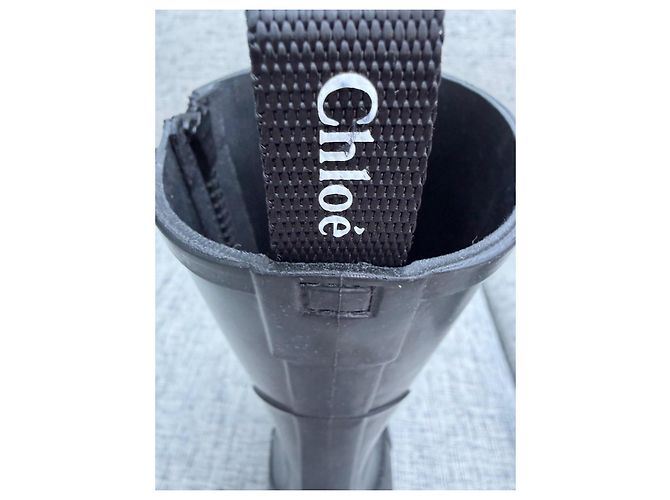Chloé Damen Stiefel Schwarz Gummi - Ansicht 5
