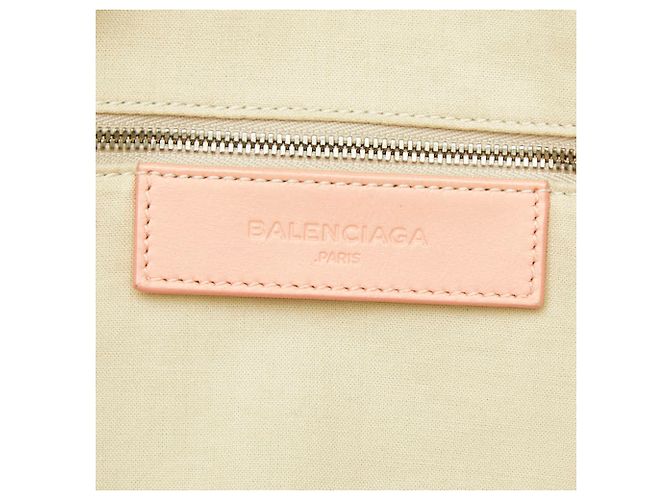 Everyday Mochila Balenciaga para mulher em rosa e branco - vista 11