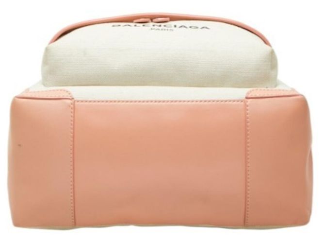 Everyday Mochila Balenciaga para mulher em rosa e branco - vista 3