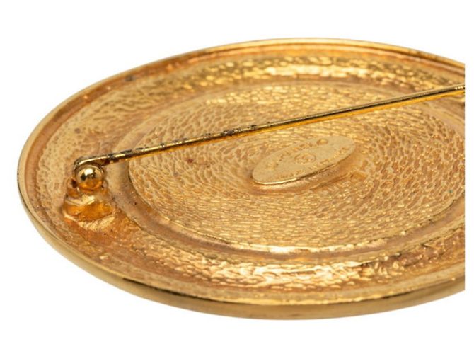 Broche Chanel chapado en oro - vista 4