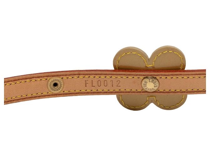 Cinto de couro bege Louis Vuitton - vista 6