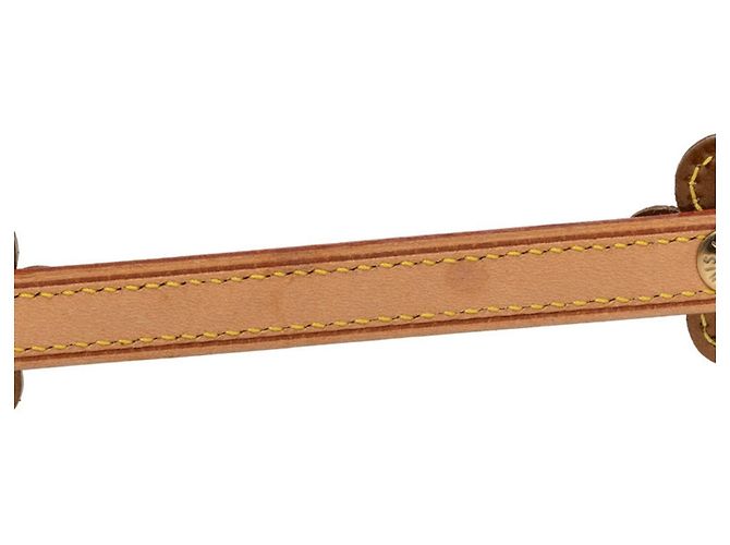Cinto de couro bege Louis Vuitton - vista 8