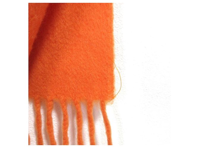 Hermès Stola in cashmere Hermes in Orange - vista 12