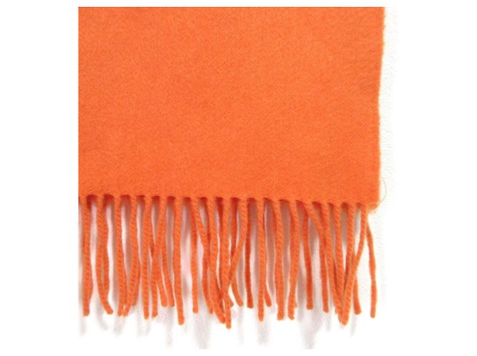Hermès Stola in cashmere Hermes in Orange - vista 7