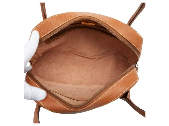Loewe Vintage Handtasche aus braunem Leder - Ansicht 6