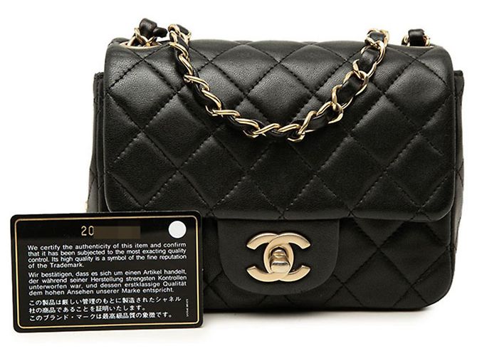 Borsa a tracolla Chanel Matelassé Coco Mark Chain - vista 7