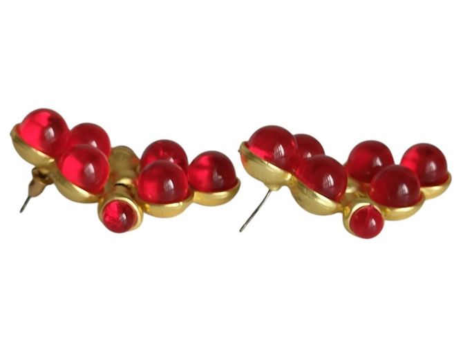 Céline CELINE Vintage Stone Large Stud Earrings - view 3