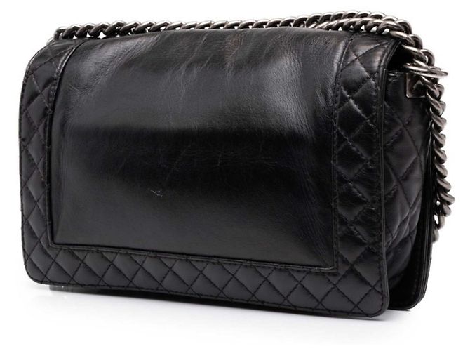 Borsa a tracolla Chanel Matelassé Coco Mark Boy Chain - vista 2