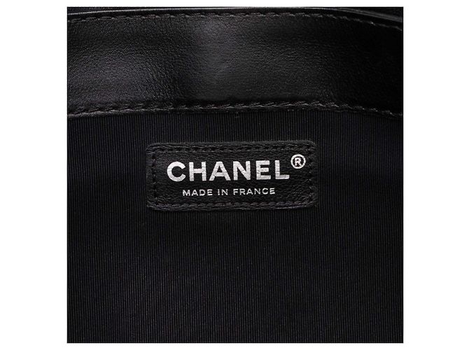 Borsa a tracolla Chanel Matelassé Coco Mark Boy Chain - vista 5