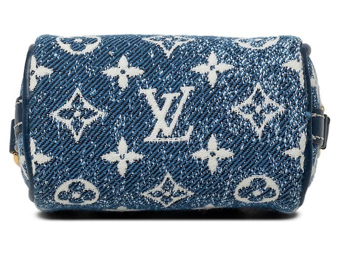 Louis Vuitton Monogram Denim Bijou Sac Micro Speedy Charm Keychain - Ansicht 3