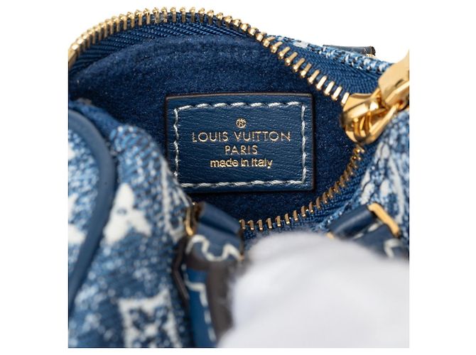 Louis Vuitton Monogram Denim Bijou Sac Micro Speedy Charm Keychain - Ansicht 5