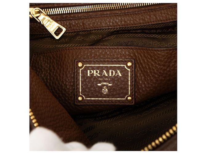 Prada Triangle Logo Plate Shoulder Bag - view 5