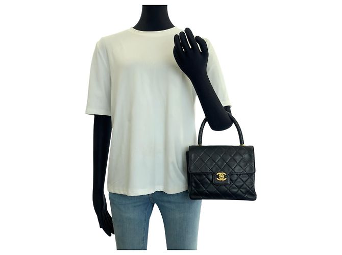 Bolsa Chanel Matelassé Coco Mark Turnlock - vista 8