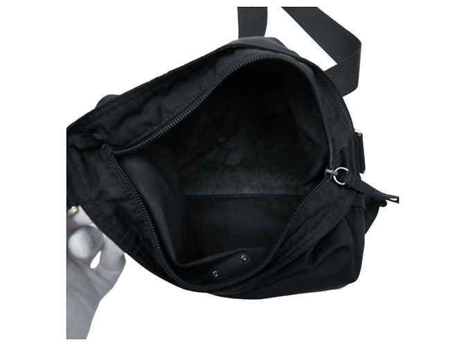 Borsa a tracolla Prada con placca logo triangolare - vista 6