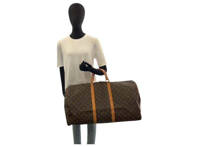 Louis Vuitton Monogram Keepall 60 Boston Bag - view 7