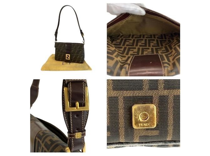Bolso de hombro Fendi Zucca - vista 10