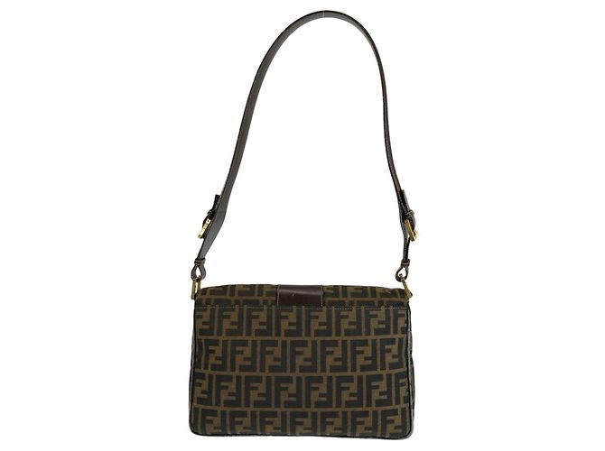 Bolso de hombro Fendi Zucca - vista 2
