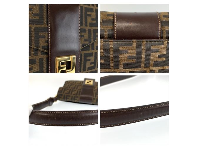 Bolso de hombro Fendi Zucca - vista 5