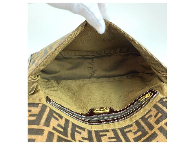 Bolso de hombro Fendi Zucca - vista 8