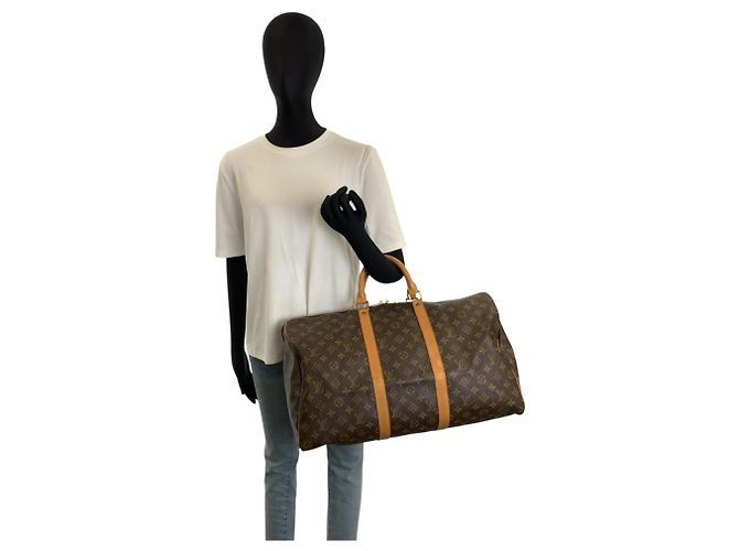 Sac Boston Louis Vuitton Monogram Keepall 50 - vue 7