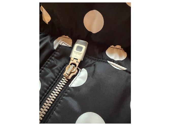 Dolce & Gabbana Daunenjacke Polka Dot Schwarz Weiß - Ansicht 15
