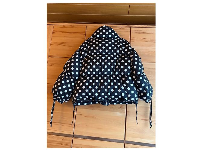 Dolce & Gabbana Daunenjacke Polka Dot Schwarz Weiß - Ansicht 3