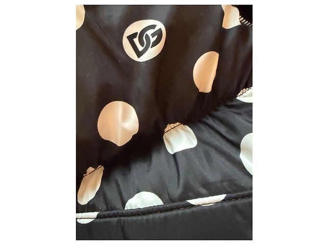 Dolce & Gabbana Daunenjacke Polka Dot Schwarz Weiß - Ansicht 6