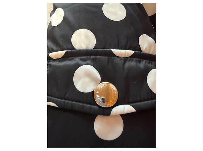 Dolce & Gabbana Daunenjacke Polka Dot Schwarz Weiß - Ansicht 7