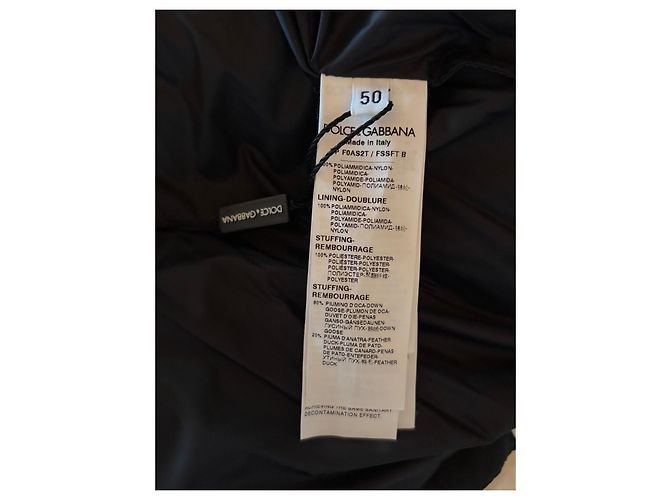 Dolce & Gabbana Daunenjacke Polka Dot Schwarz Weiß - Ansicht 8