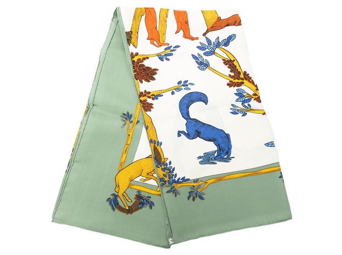 Hermès Hermes Carre 90 Animal Alphabet Schal - Ansicht 3