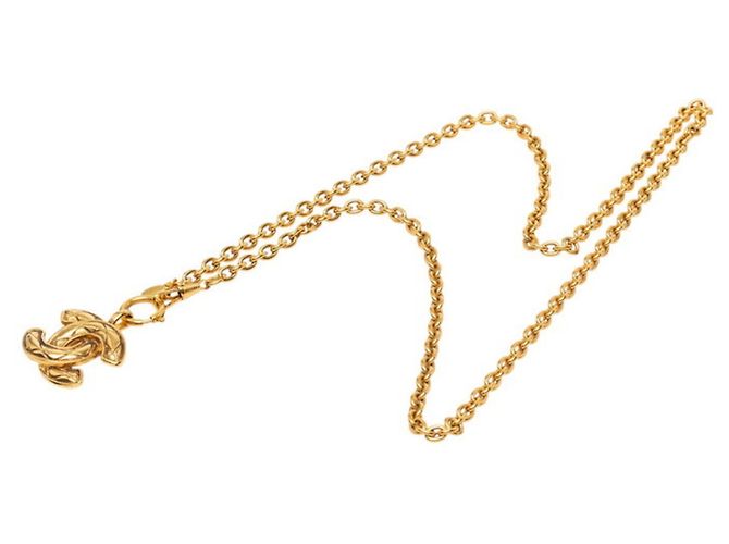 Colar de corrente Chanel Matelassé Coco Mark - vista 3