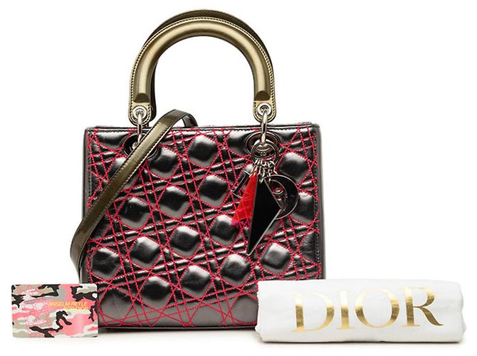Christian Dior Lady Dior Cannage Handtasche - Ansicht 7